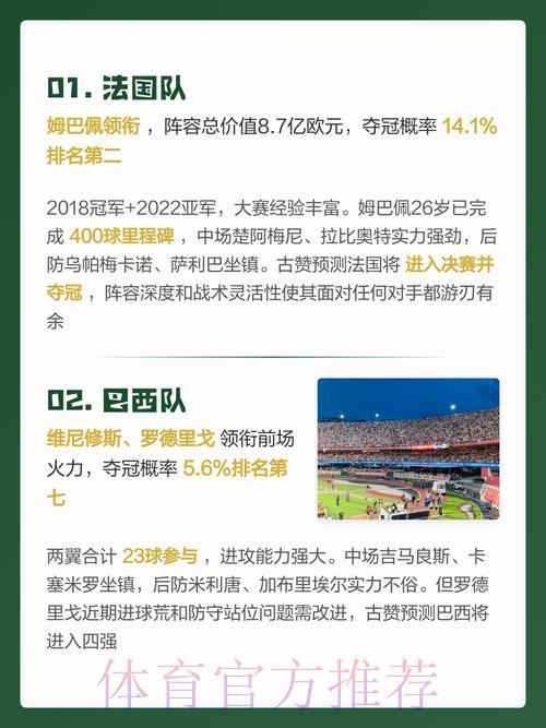 2026世界杯盘口苹果软件分析与预测